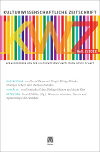 Kulturwissenschaftliche Zeitschrift 2/2022