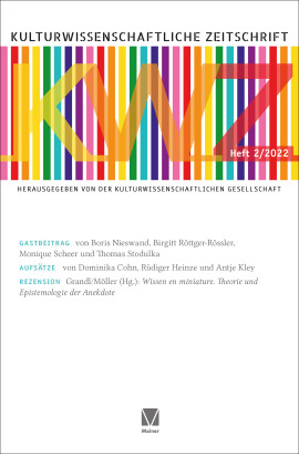 Kulturwissenschaftliche Zeitschrift 2/2022