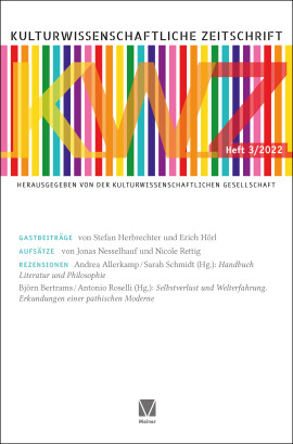 Kulturwissenschaftliche Zeitschrift 3/2022