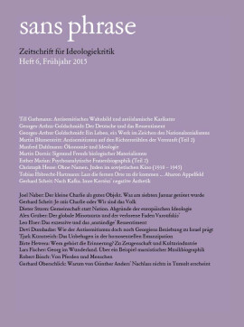 sans phrase: Zeitschrift für Ideologiekritik; Heft 6, Frühjahr 2015