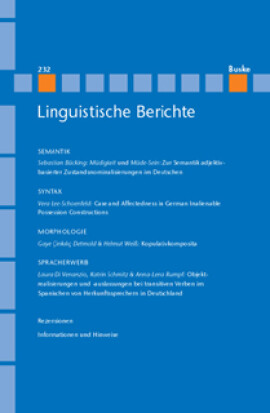Linguistische Berichte Heft 232
