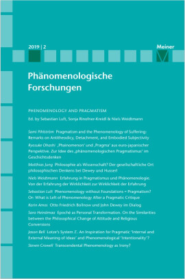 Phänomenologische Forschungen 2019-2: Phenomenology and Pragmatism