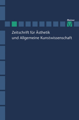 Zeitschrift für Ästhetik und Allgemeine Kunstwissenschaft Band 54. Heft 1