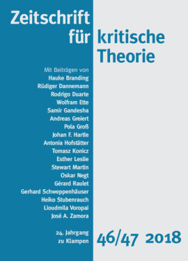 Zeitschrift für kritische Theorie, Heft 46/47: 24. Jahrgang (2018)