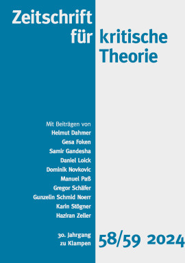 Zeitschrift für kritische Theorie, Heft 58/59: 30. Jahrgang (2024)
