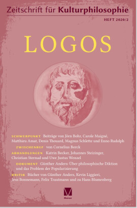Zeitschrift für Kulturphilosophie 2020/2: LOGOS